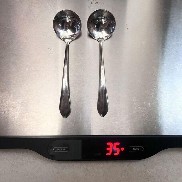 Antique 1900s Weidlich Co. Sterling Silver Small 5.25" Spoon Ladles 35 Grams - Picture 11 of 11